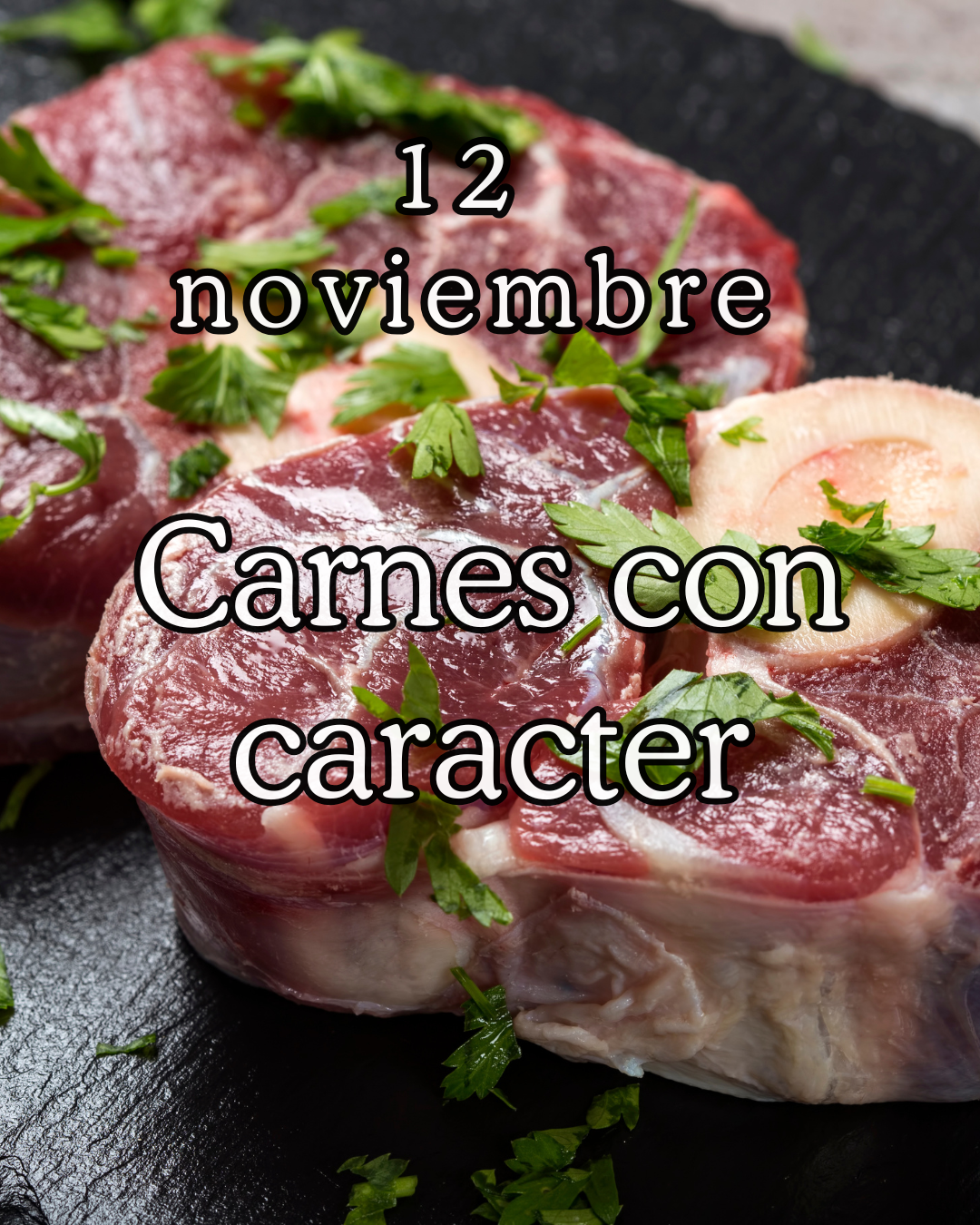 Carnes con caracter 12/11/2026