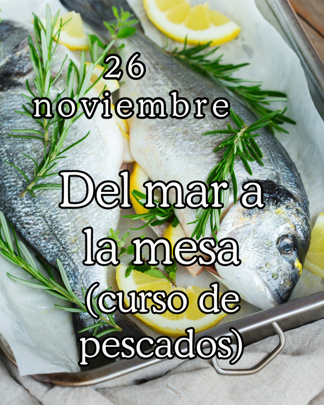 Pescados del mar a la mesa 26/11/26